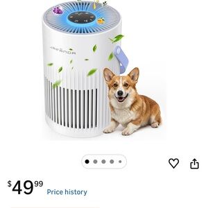 Brand new Portable air purifier with true Hepa